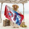 Bayern Munich Soccer Match Customize Your Name Beach Towel High Absorbency & Quick-Dry Perfect for Traveling Yoga Camping and Swimming