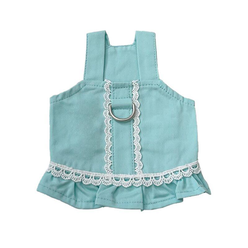 

Одежда для домашних животных Летняя новая жилетка на пуговицах с ремешком из кружева Жилет для собак и кошек Повседневная одежда Аксессуары для собак Шлейка для собак XXL