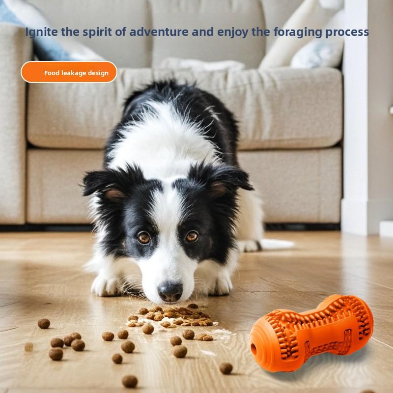Natural Rubber Tooth-cleaning Dog Toys That Won't Break Your Teeth and Are A Pet Toy To Relieve Boredom When You're Alone