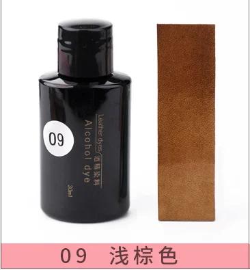 30ml/Flasche Lederalkohol-Farbstoff pflanzlich gegerbt DIY-Farbstoff Pigment verdünnbar