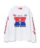 PHYPS MOTORCYCLE H Logo Long Sleeve_White
