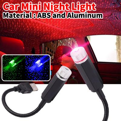 Romantische Auto-Mini-Nachtlicht 12V 0,3A Atmosphäre Sternenhimmel-Lampe Galaxie Sternen-Nachtlicht für Autodach für Raumdecken-Dekoration