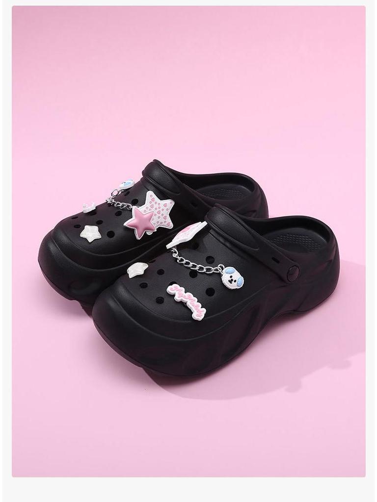 Women's Thick-Soled Height-Enhancing Sandals: Cute, Non-Slip, Breathable, Deodorizing Summer Slippers