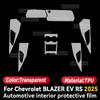 For Chevrolet Blazer EV 2025 Car Interior Center Console Trument Dashboard Protective Film Anti-scratch Sticker Accessories