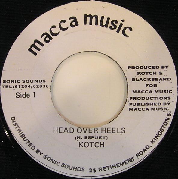 

7inch Record KOTCH Head Over Heels NONE Macca Music Jamaica Reggae Ska Dub Used