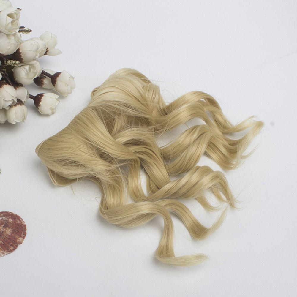 

Вьющиеся волосы DIY тонкие вьющиеся волосы парик многоцветные BJD куклы парики BJD SD вьющиеся волосы детские игрушки для девочек