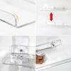 Clear Acrylic Shelf Bookshelf Spices Rack for Album Modern Picture Display