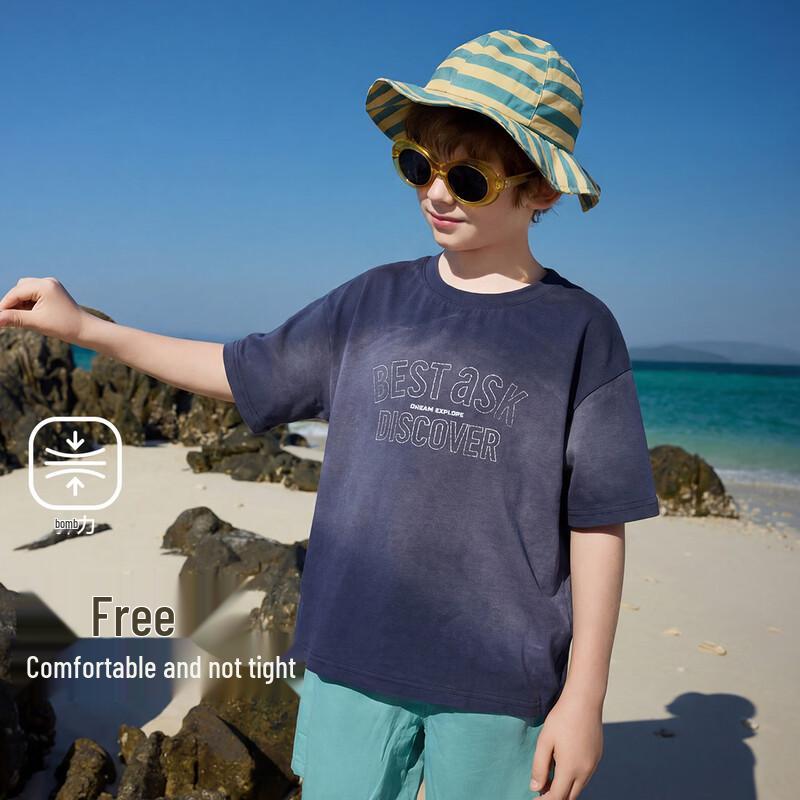 ASK JUNIOR Boys  Printed Short Sleeve T-shirt 120