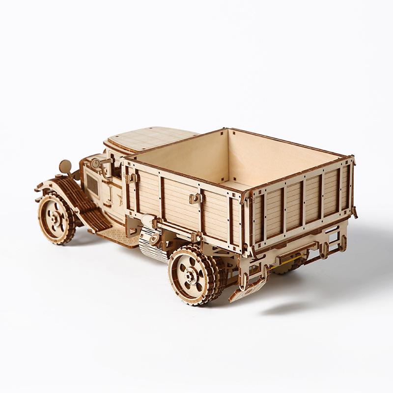 3D Wooden Truck Puzzle DIY Model for Kids - Educational Toy