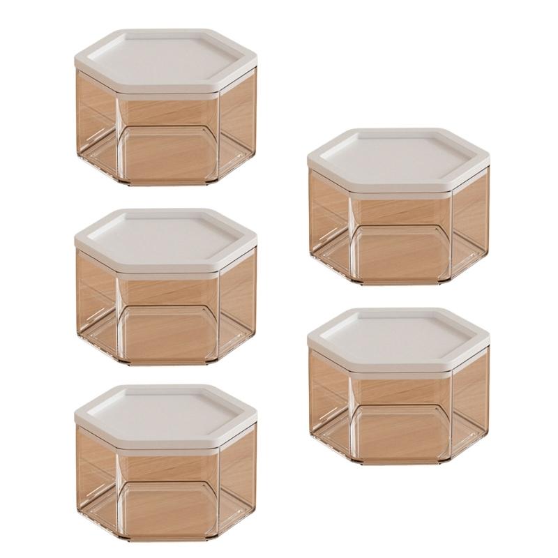 

Set Of 5 Acrylic Blind Box Holder Collectible Figure Display Shelf Minifigure Presentation Rack Block Toy Organizers белый