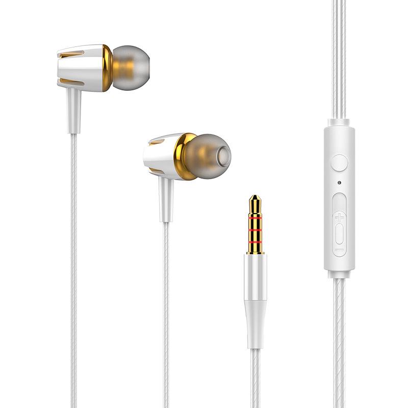 Luminous In-Ear Earphones with Extra Bass & Mic, Compatible with Vivo & Oppo Phones