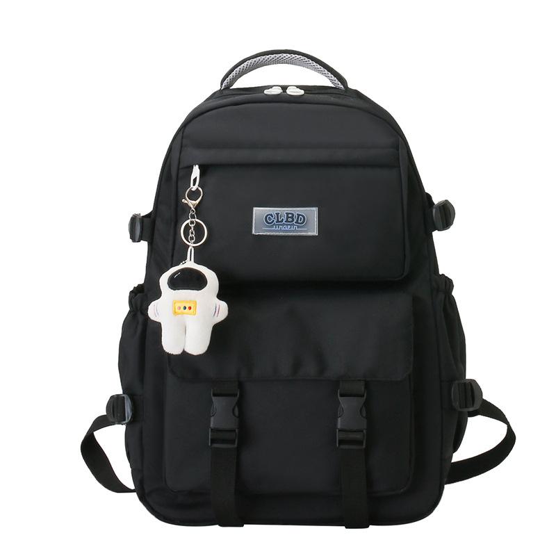 

Japanese schoolbag women s new middle school students large-capacity fashion trend backpack Korean version casual simple backpack men 33*15*47