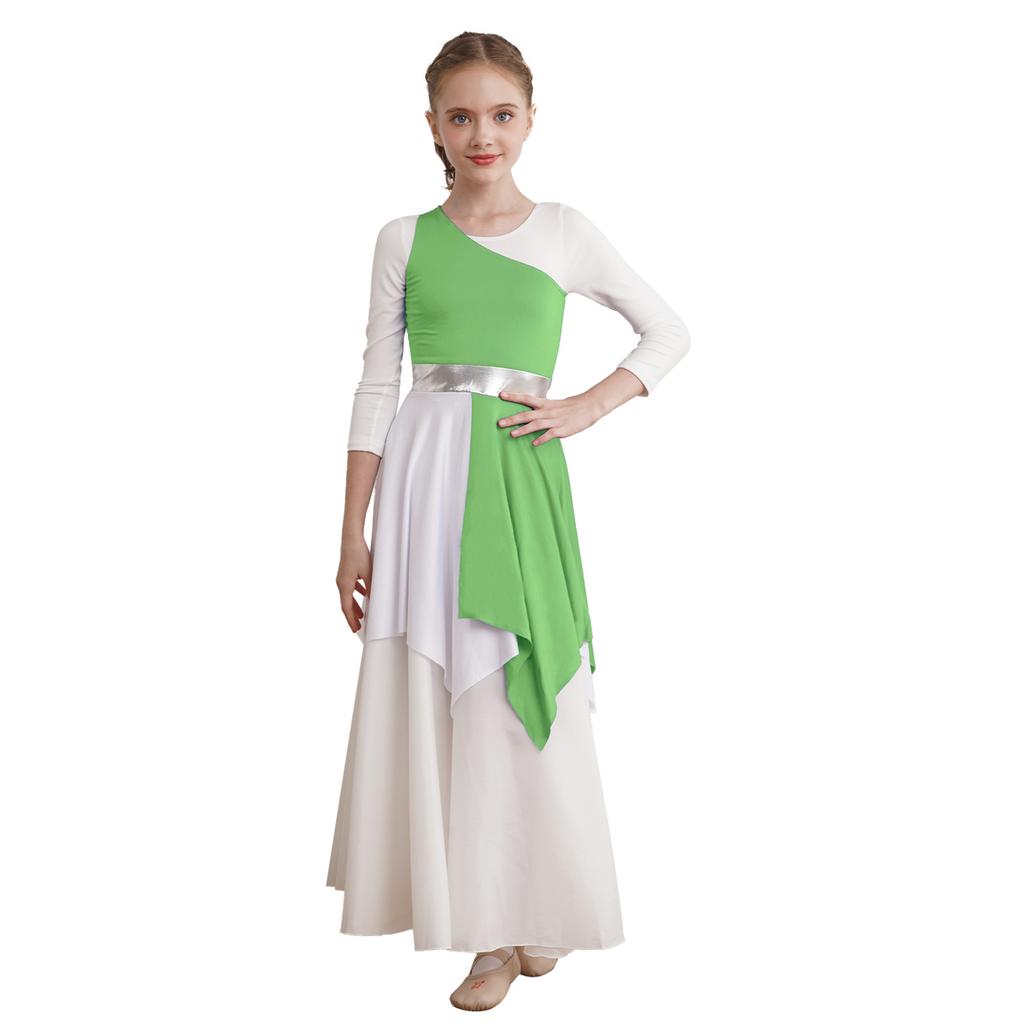 Kindermädchen-Ballett-Tutu-Tanzkleid, ärmellos, lyrisches Tanztrikot, Bühnenkostüm