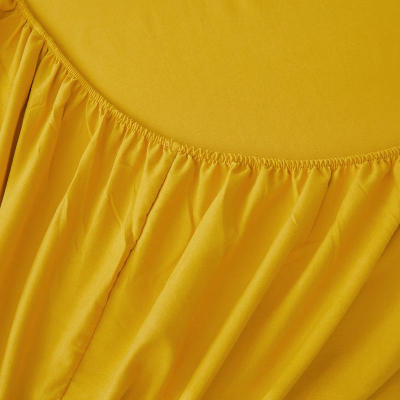 New Skin Friendly and Non Printed Style Bed Sheet, Solid Color, Simple and Dust-proof Bed Cover, Ximengsi Bed Protective Cover Hair