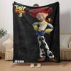 1 szt., Kocyk Toy Story Jessie Kowbojka Miękki i Przytulny Koc do Wystroju Domu, Pokrowiec na Kanapę, Użytek Zewnętrzny, Podróż