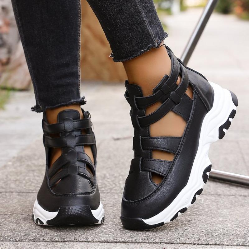 2026 Summer New Plus Size Women's Sandals Fashion Round Head Leisure Sports Baotou Sandals Women's Shoes