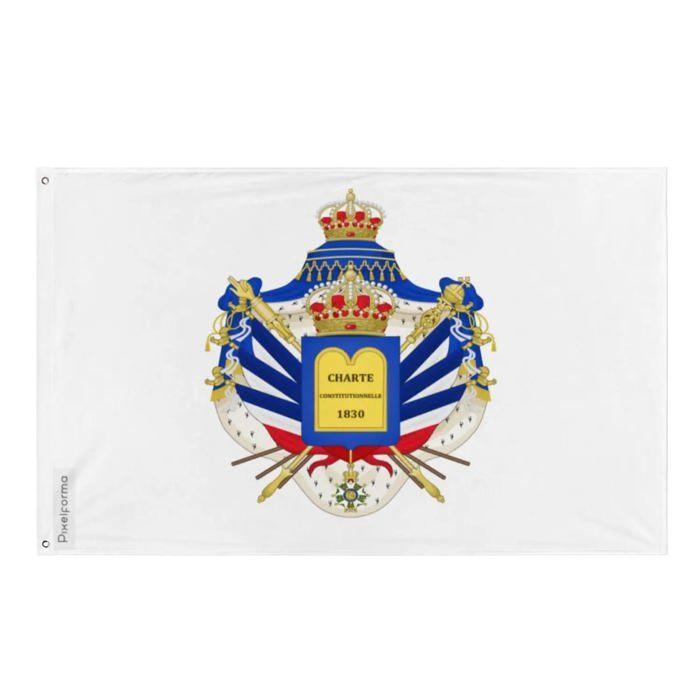 Drapeau - France - Armoiries - 160 X 240 Cm - Polyester - Impression Recto/verso