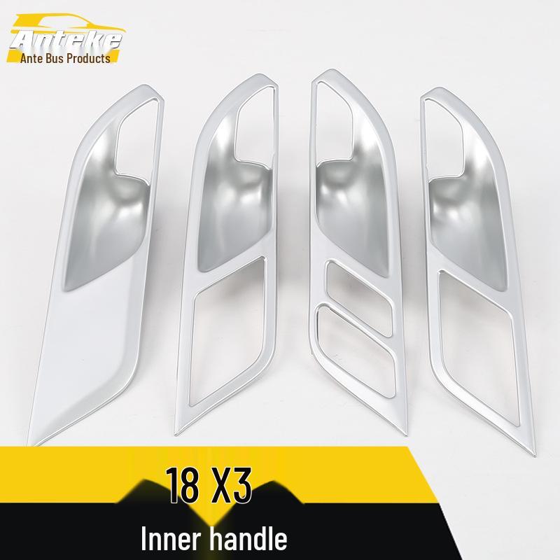 18 X3 Interior Door Handle & Armrest Decorative Trim Set