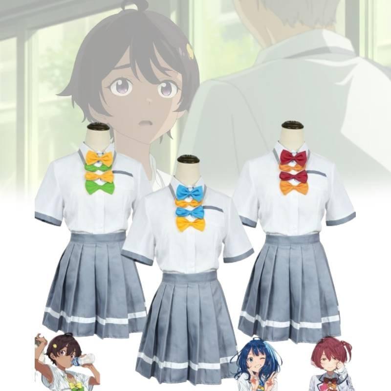 Vibrant Polyester Cosplay Costume Anime-inspired Harajuku Style For Role Play