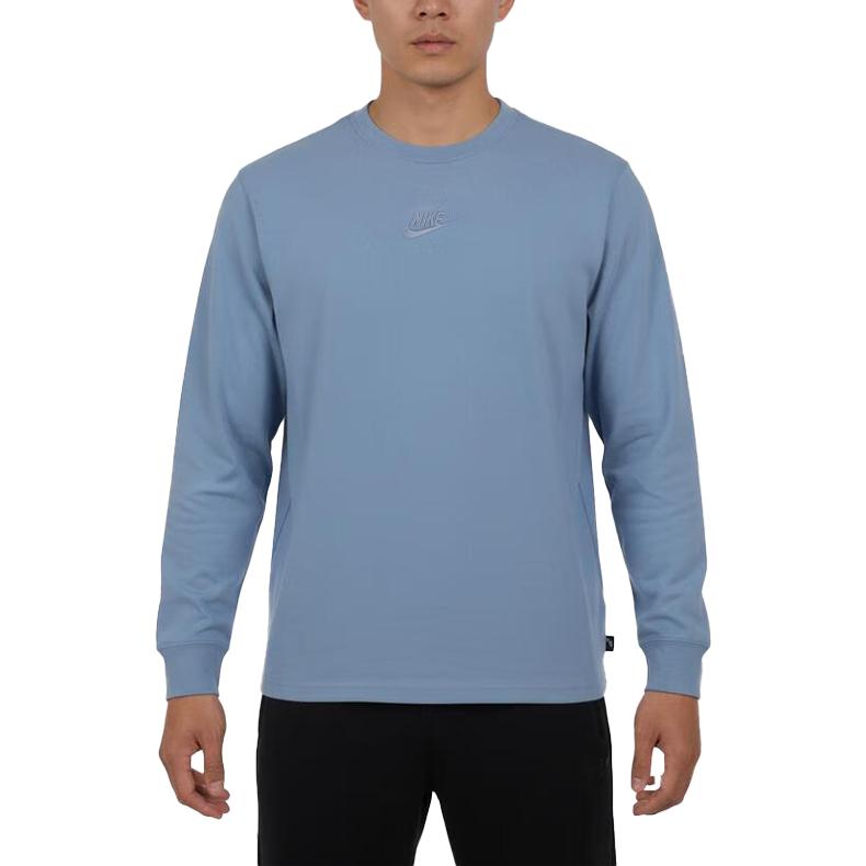 

Nike As M Nsw Tee Lse Ls Prem Ess Crew Neck Pullover Solid Color Long Sleeve T-Shirt Men tops IH1128-486 XL