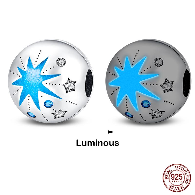 Kupferfarbene Im Dunkeln leuchtende Glühwürmchen Honigbiene Stern Anhänger Perlen Passen Qikaola Original Armbänder Feiner DIY Schmuck Geschenk