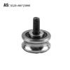 Sg15 Sg20 Sg25 Sg66+M5 M6 M8 Screw Steel Pulley Ball Bearings Track Guide Roller