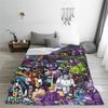 Cartoon Transformers Autobots Knitted Blanket Flannel Robot Car Anime Movie Lightweight Thin Throw Blanket Bedroom Sofa Bed Rug