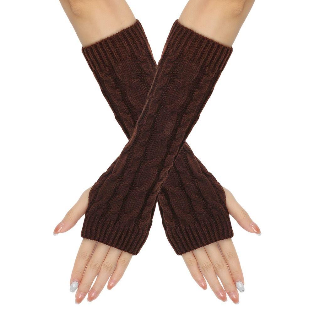 Twists Decorative Pattern Arm Warmers Fingerless Lolita Gloves Arm Sleeves Gloves  Outdoor