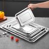 Thickened Stainless Steel Square Serving Tray