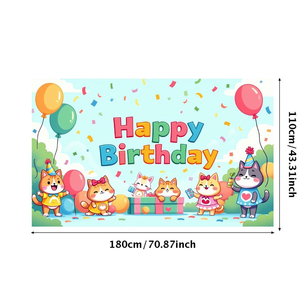 Party Backdrop Reusable Photo Prop  Shower Backdrop Large Animal Backdrop For Themed Party Kids’ Event Outdoor Gathering