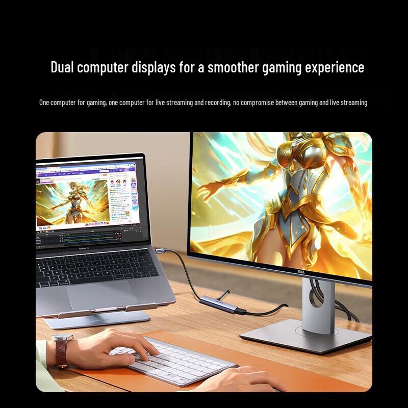 Ugreen 2K Type-C HDMI Capture Card with PD Charging