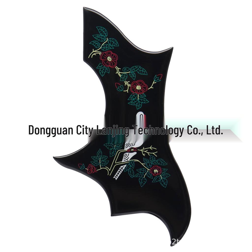 DOVE Pickguard de Guitarra Engrosado, 40-42" Color Paloma Irregular Cubierta Antiarañazos