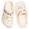 Kinder Blumen Schuhe Clogs rutschfest Mädchen Outdoor Freizeit Garten Schuhe Teenager Ein-Schritt Strandschuhe 3057