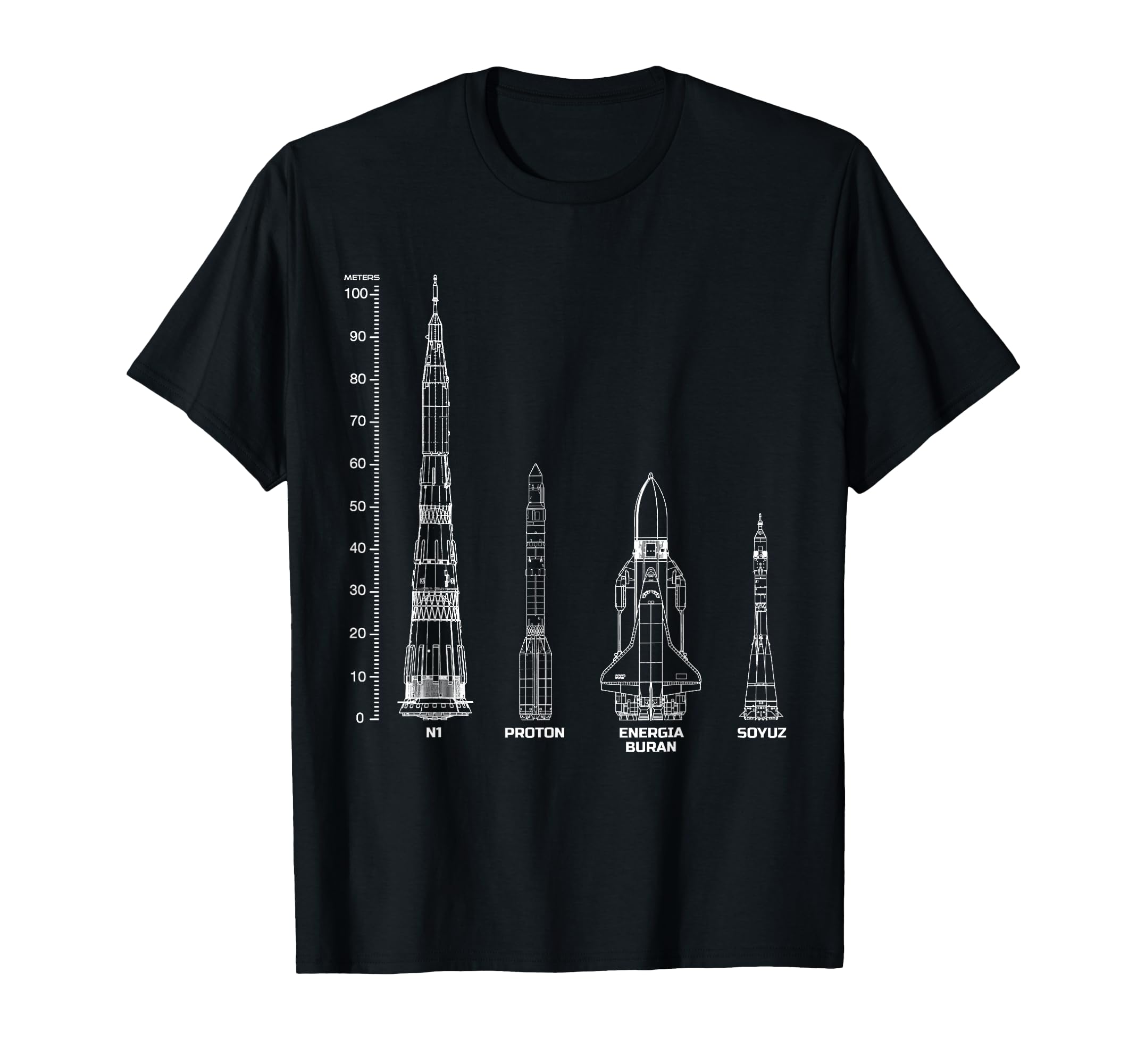 

Rocket Carrier Rocket Space Flight Soviet Union Russia T-Shirt