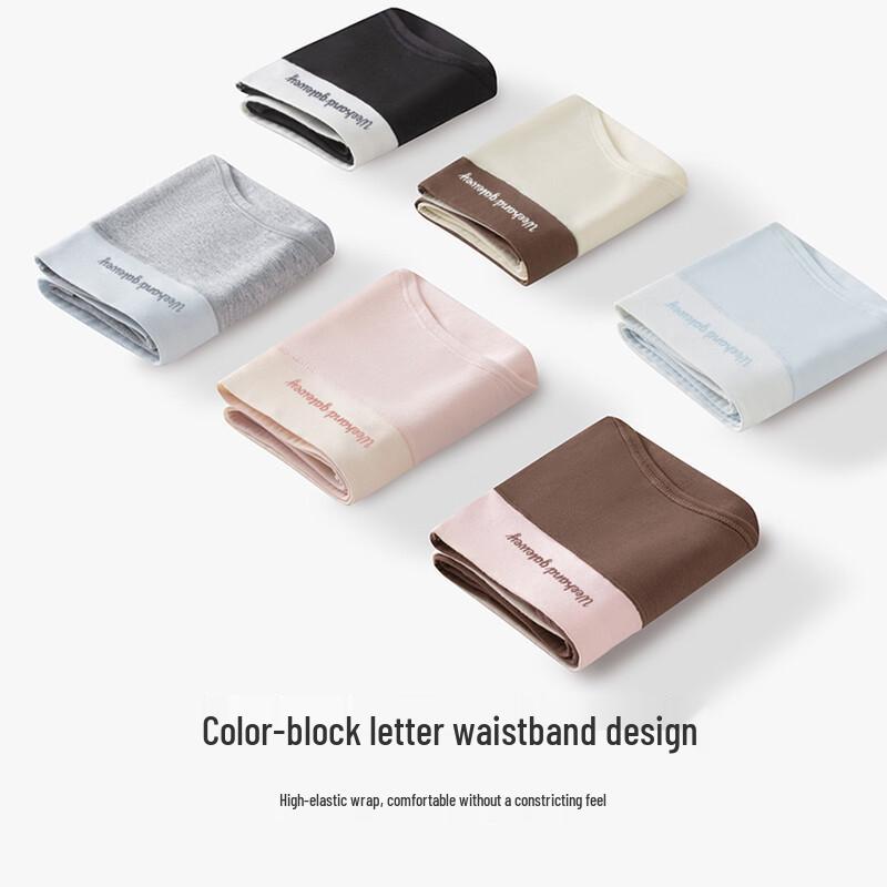 Neixiaoban Women's 3-Pack Antibacterial Cotton Briefs