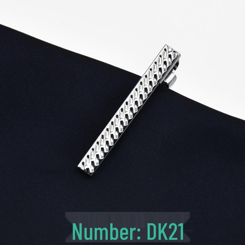 Men's 4cm Korean Style Silver Tie Clip - Suit & Shirt Accessory