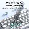 Multi-color 2-in-1 keyboard keycap switch puller, cover opener, universal keycap shaft dismantler, button puller, keyboard acc