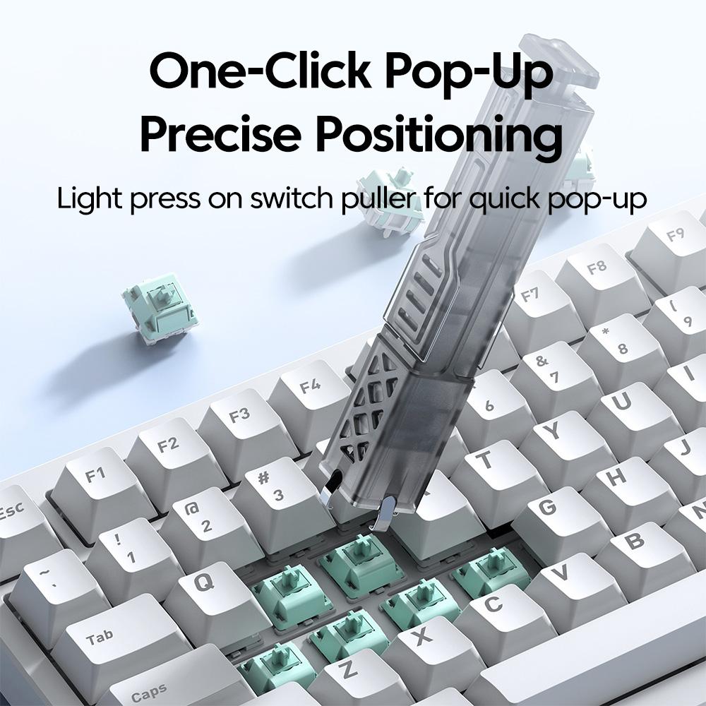 Multi-color 2-in-1 keyboard keycap switch puller, cover opener, universal keycap shaft dismantler, button puller, keyboard acc