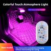 Mini Car LED Light USB Charging Interior Lamp For Armrest Box Touch Magnetic Reading Lamp Foot Light Car Roof Light Read Li E4I4