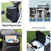 Electric Vehicle Trunk Bag: Large Capacity Rear Hanging Storage for Helmet & Battery.