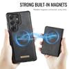 For Samsung Galaxy S25 Ultra Magnetic Case CASEME ME80 Series Leather PC TPU Phone Cover with Detachable Wallet