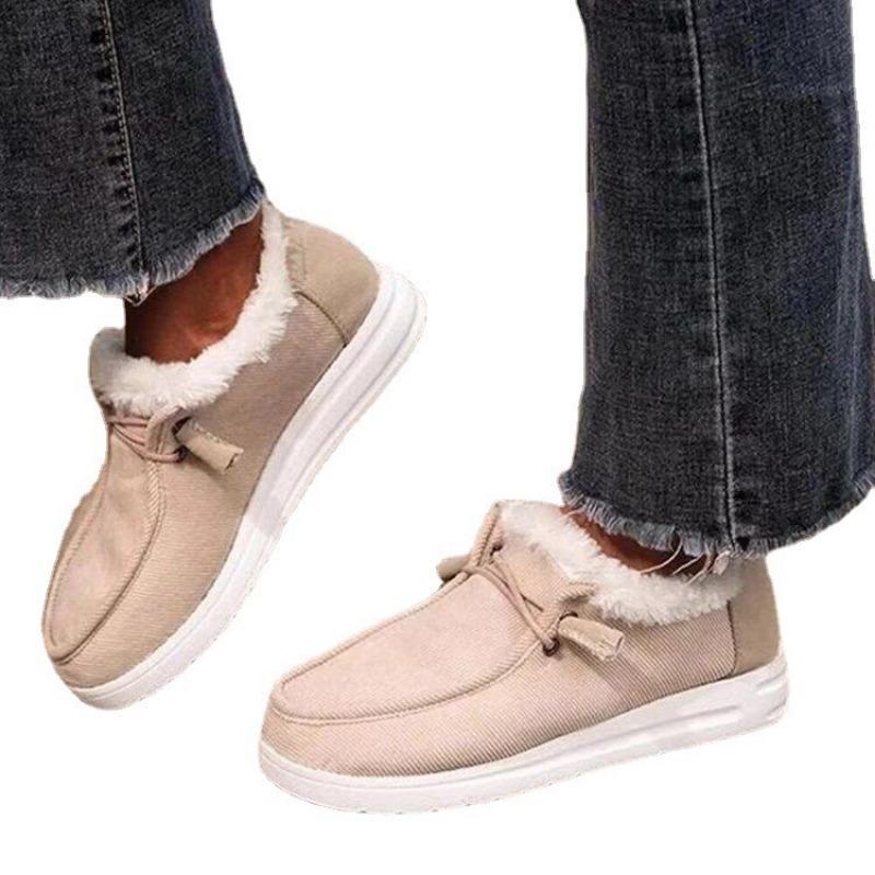 Large Size Women's Shoes Autumn and Winter New Fashion Platform Foot Cotton Shoes