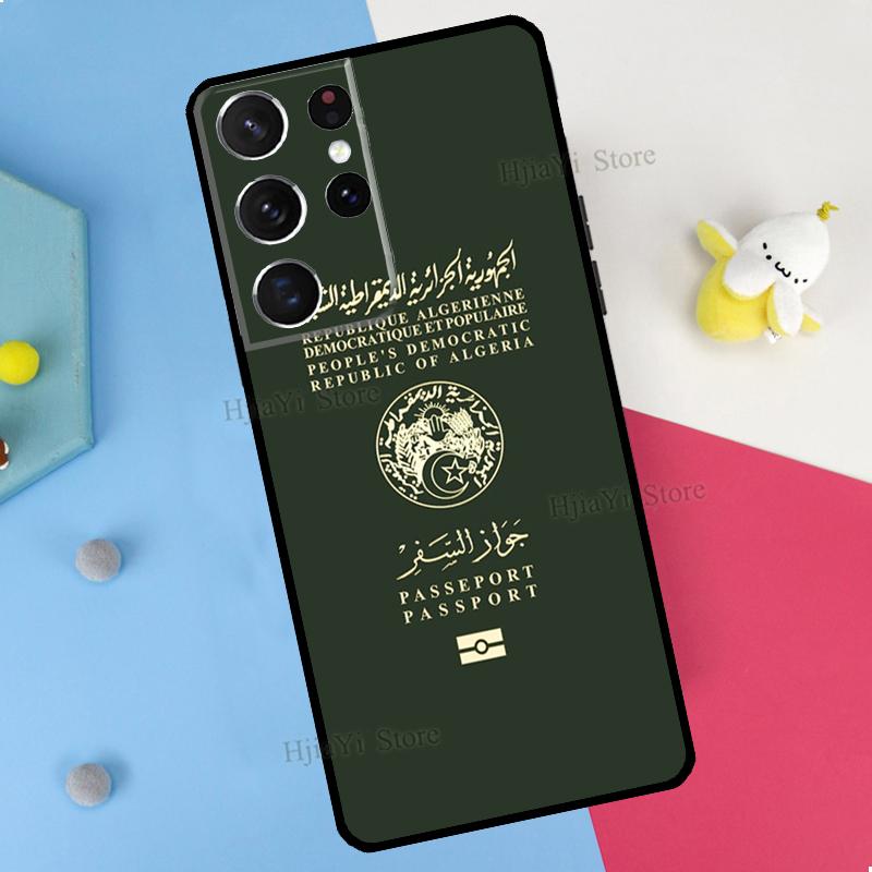 Algeria Flag Algerian Phone Case For Samsung Galaxy S23 S22 Ultra Note 20 10 S8 S9 S10 Plus S20 FE S21 FE Cover