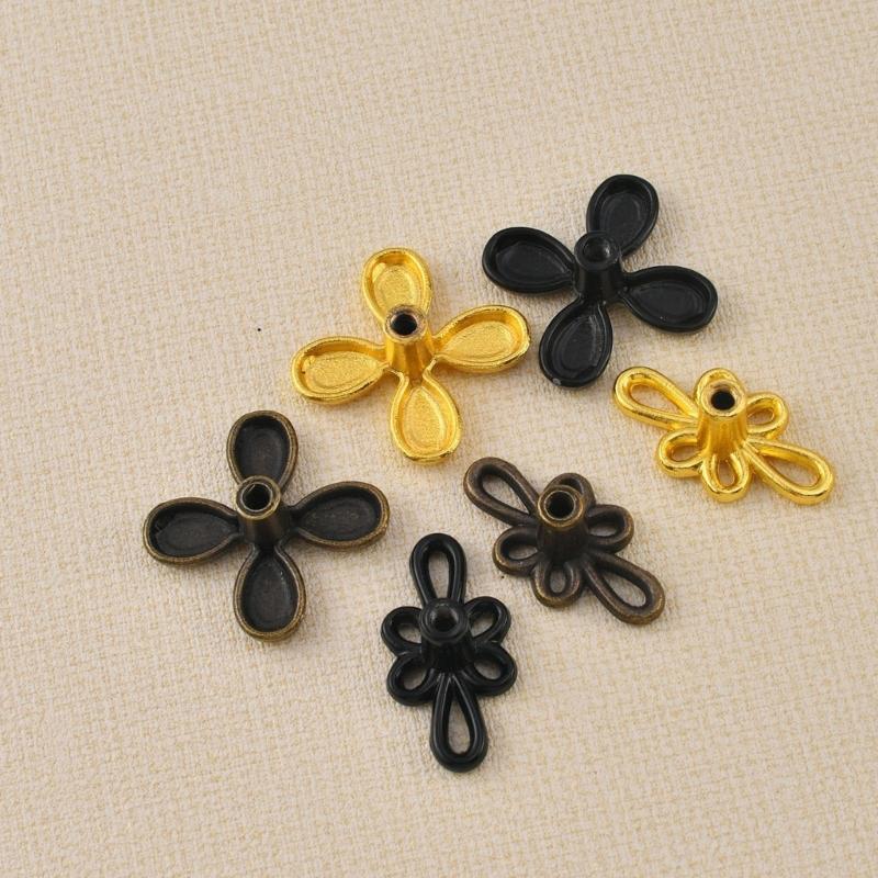 4lots Clovers Cabinet Pull Retros Brasses Heavy Type Zincs Alloys Handle for Cupboard Dresser Drawers