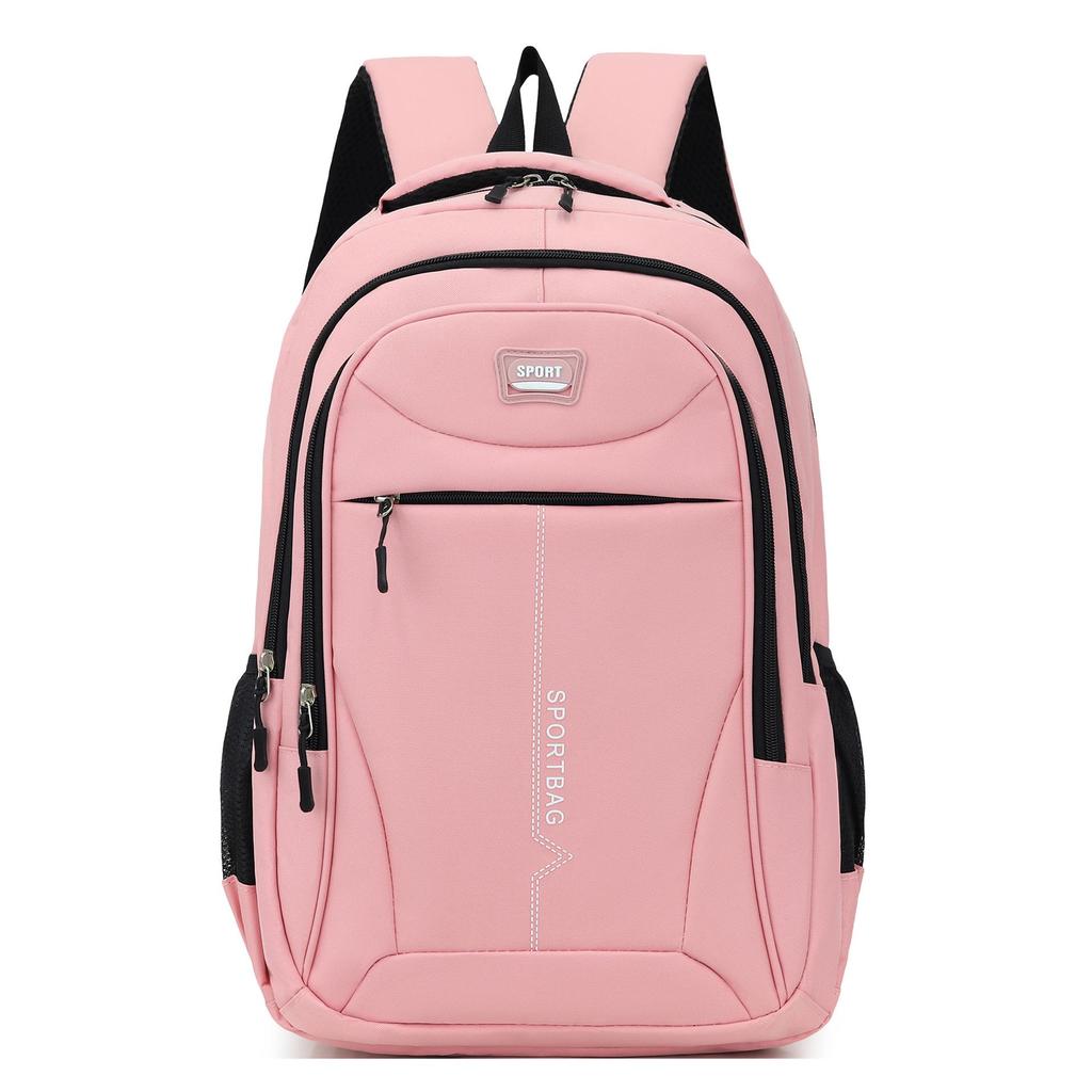 Korean Style Letter Print Casual Backpack - Unisex Water-Resistant Schoolbag & Laptop Bag