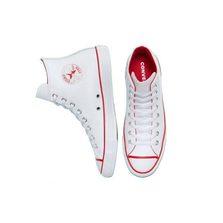 Converse Seasonal Color Leather Chuck Taylor All Star 'Red White' 166729C