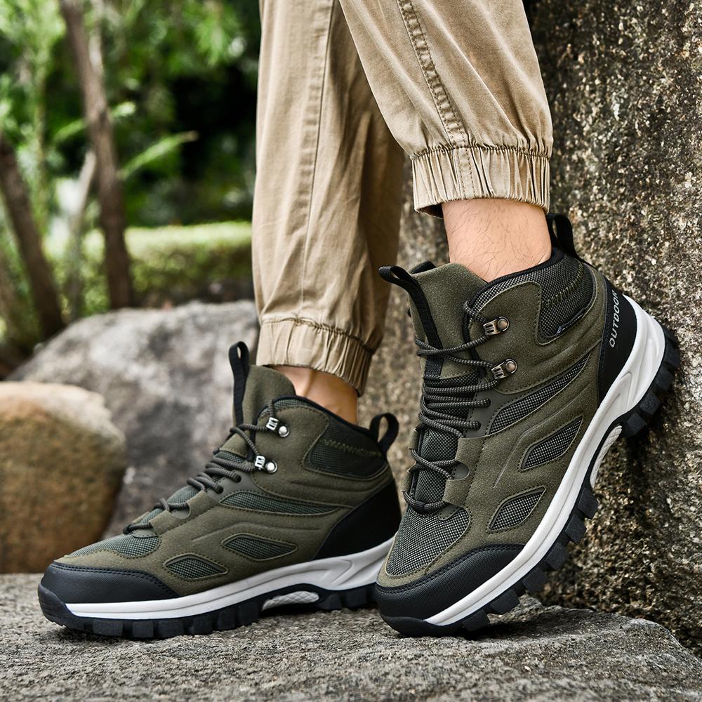 

Мужская походная обувь на открытом воздухе, низкие кроссовки 46 зелёный