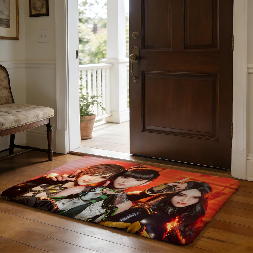 Anime Hot SStellar BBlade Floor Mat Soft Flannel Absorbent Mat Non-Slip Rug Home Bedroom Bathroom