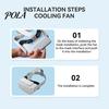VR Ventilation Fan Cooling Multi-speed Adjustable Comfortable Heat Dissipation Soft Radiator Headset Air Circulation Facial Cover for Oculus