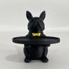 Lovely Dog Statue Key Candy Bowl Dog Statues Figurines Entryway Table Ornament for Office Home Decors New Year Gift